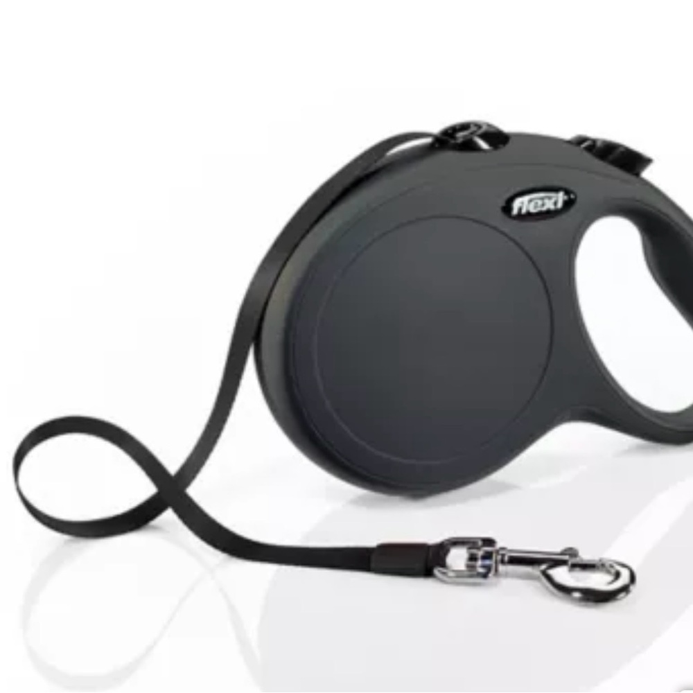 Flexi Charcoal Retractable Pet Leash